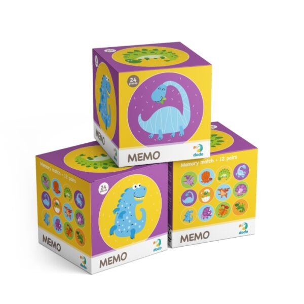 DODO mini atminties žaidimas Dinozaurai